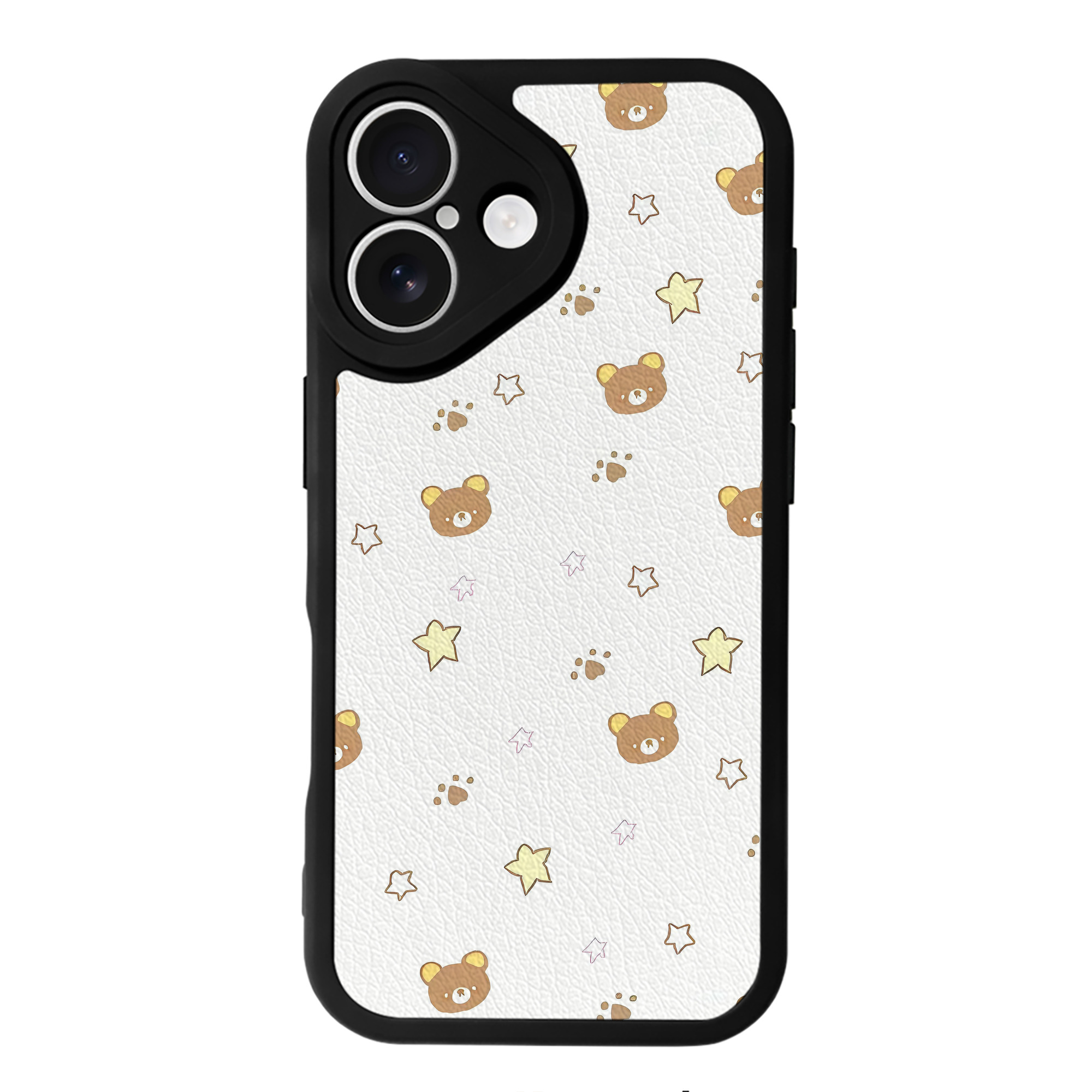 （画像用） リラックマ リラックマ キイロイトリ Rilakkuma Korilakkuma Kiiroitori 【iPhone 16シリーズ対応】シリコンスマホケース（レザー調） 材質：シリコン